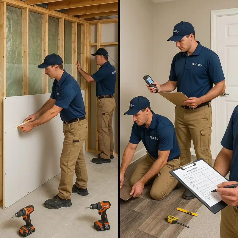 Repairs and Reconstruction process in Claypool Hill, VA