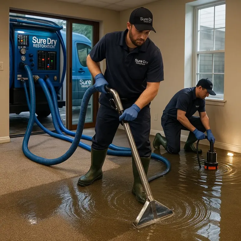 Water Extraction and Removal process in Claypool Hill, VA